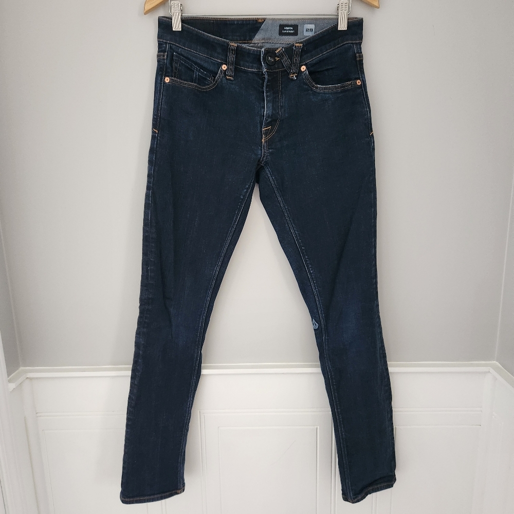 Women's Volcom Blue Vorta Jeans Size 28